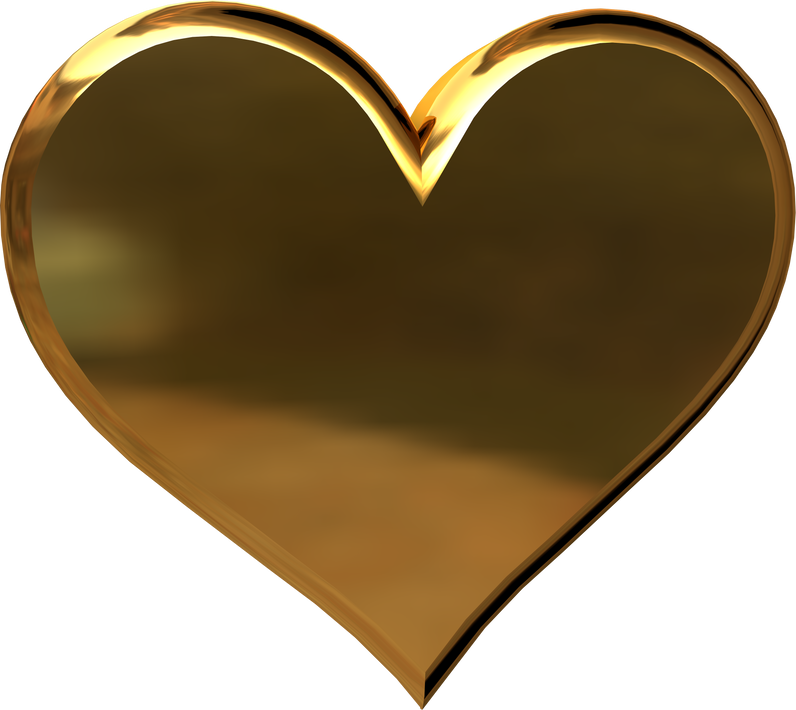 Golden Heart 3D